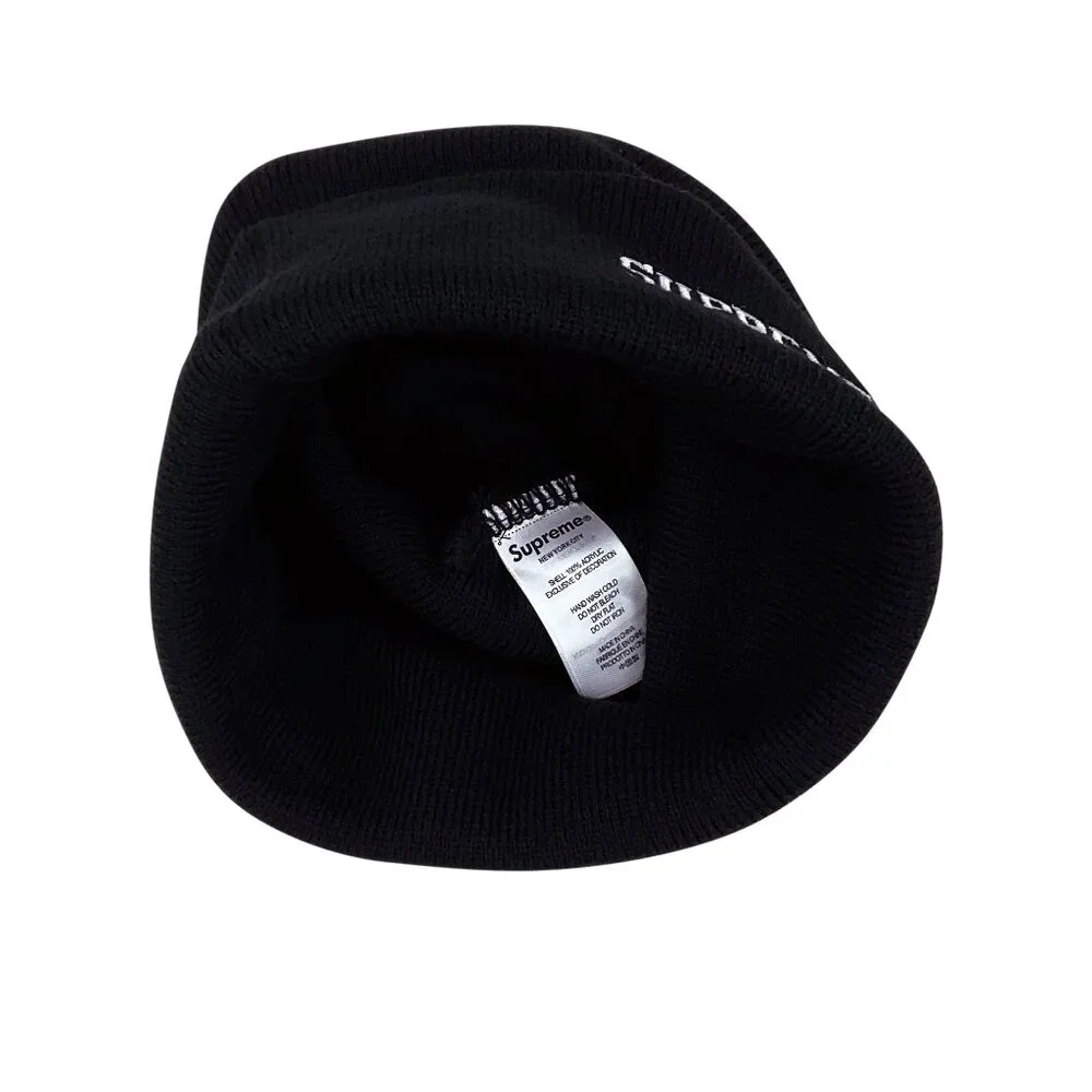Supreme FW23 MF DOOM Beanie Black - Picture 3 of 3